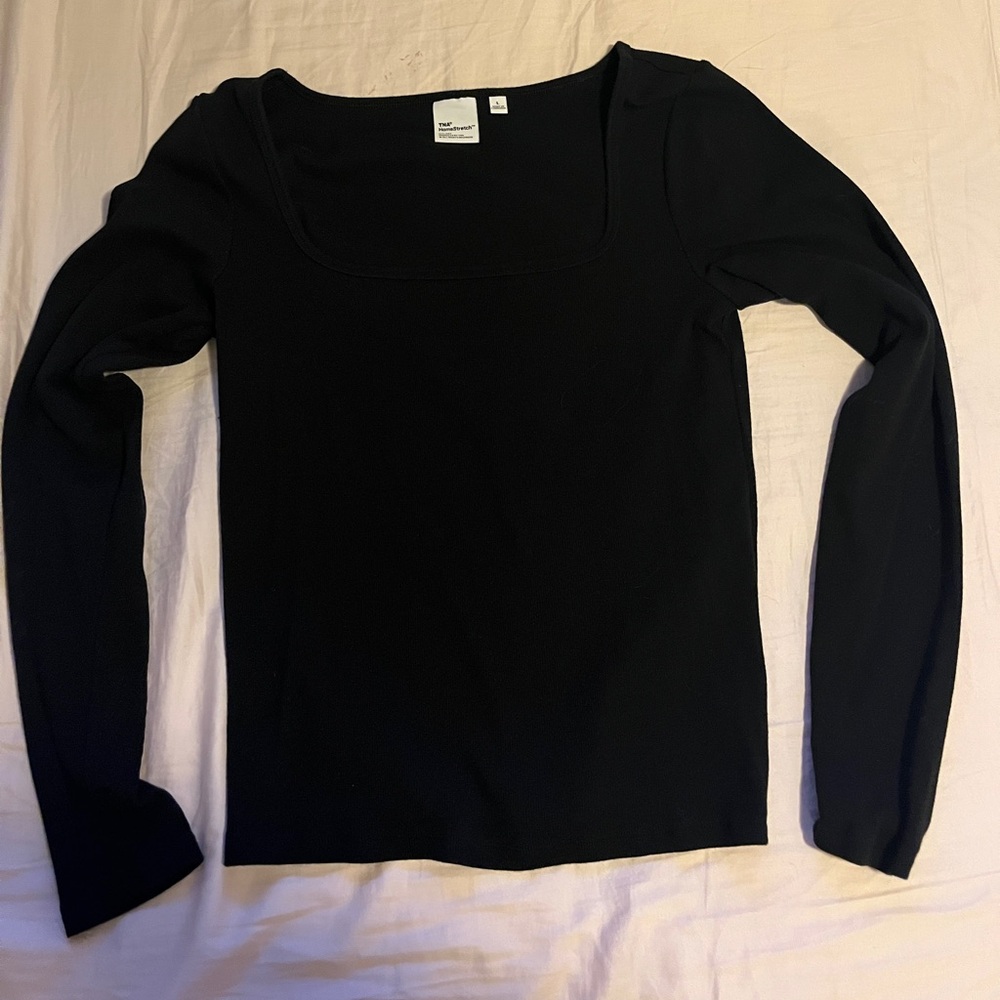 Aritzia HomeStretch Squareneck Long sleeve size large